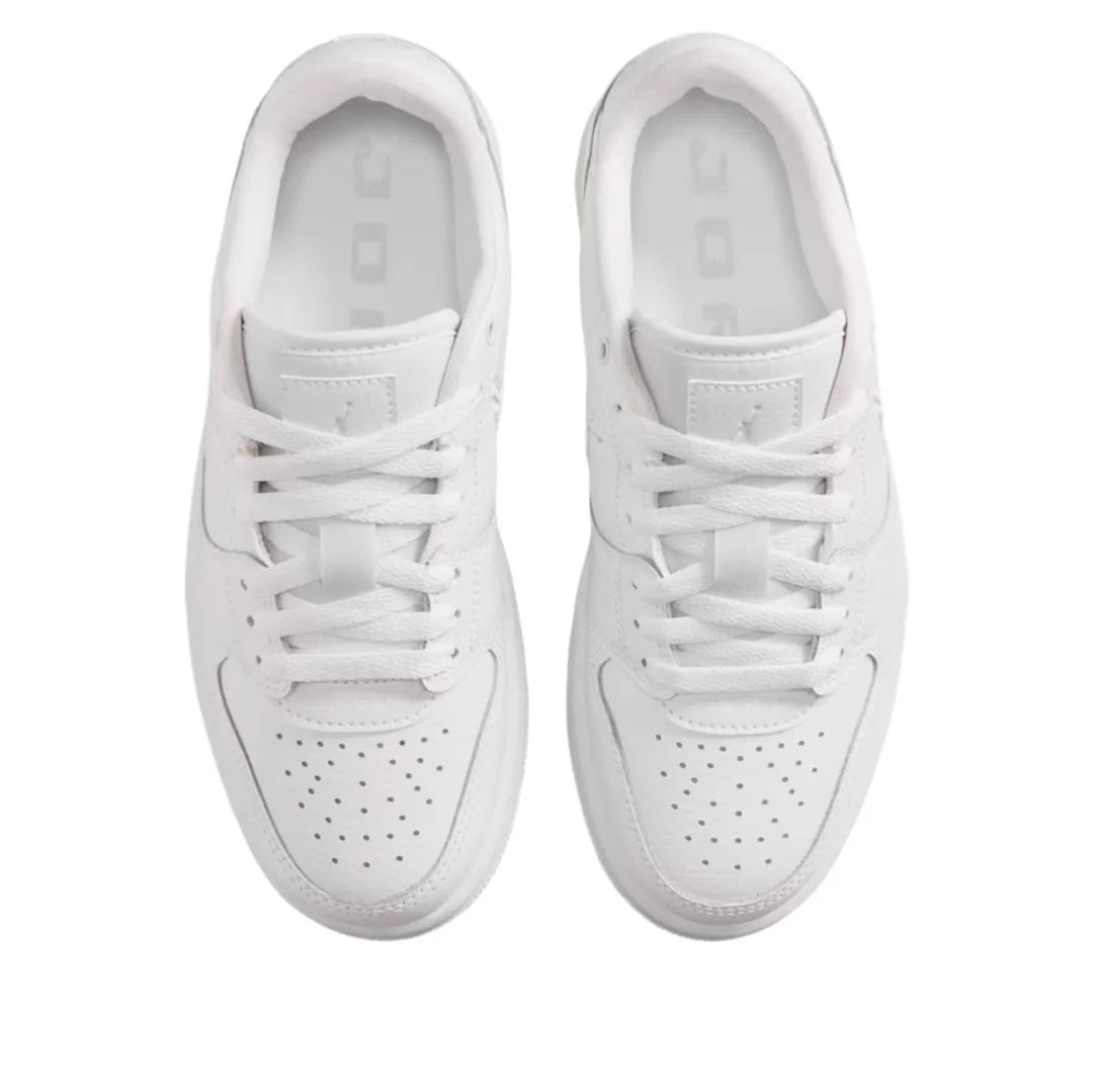 Jordan(GS) Air Jordan Court Connect Low 'White Pure Platinum'