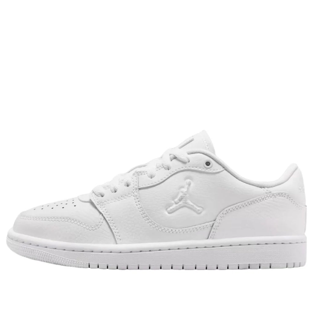 Jordan(GS) Air Jordan Court Connect Low 'White Pure Platinum'