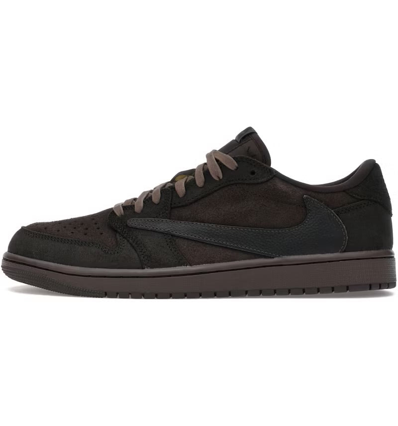 Jordan 1 Travis Scott Velvet Brown and Dark Mocha