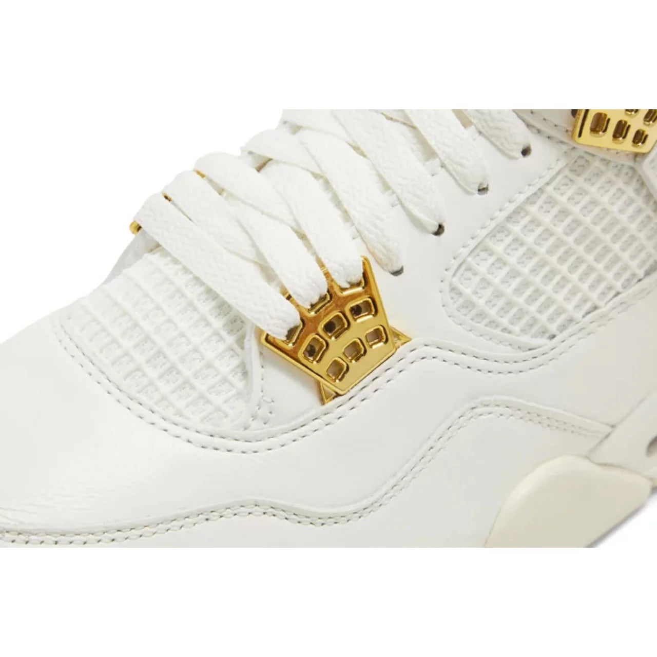 Jordan 4 White & Gold