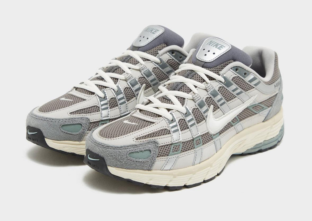 Nike P-6000 White Metallic Silver
